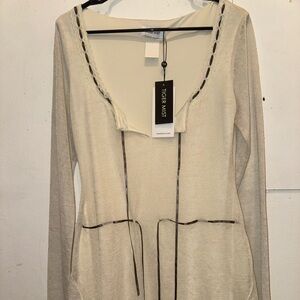 Tiger Mist Cream Mini Dress